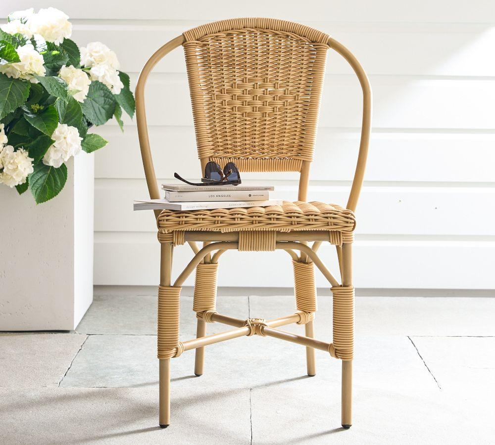 Westport Wicker Outdoor Dining Bistro Chair Pottery Barn Australia